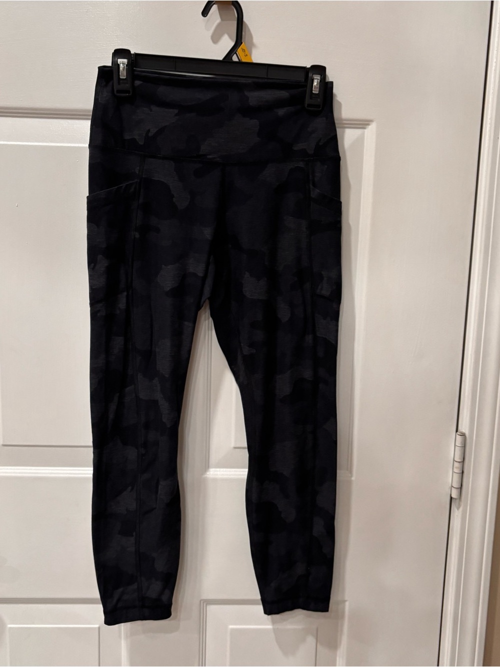 Yogalicious Lux Camo High Waisted Leggings Black Size Medium M